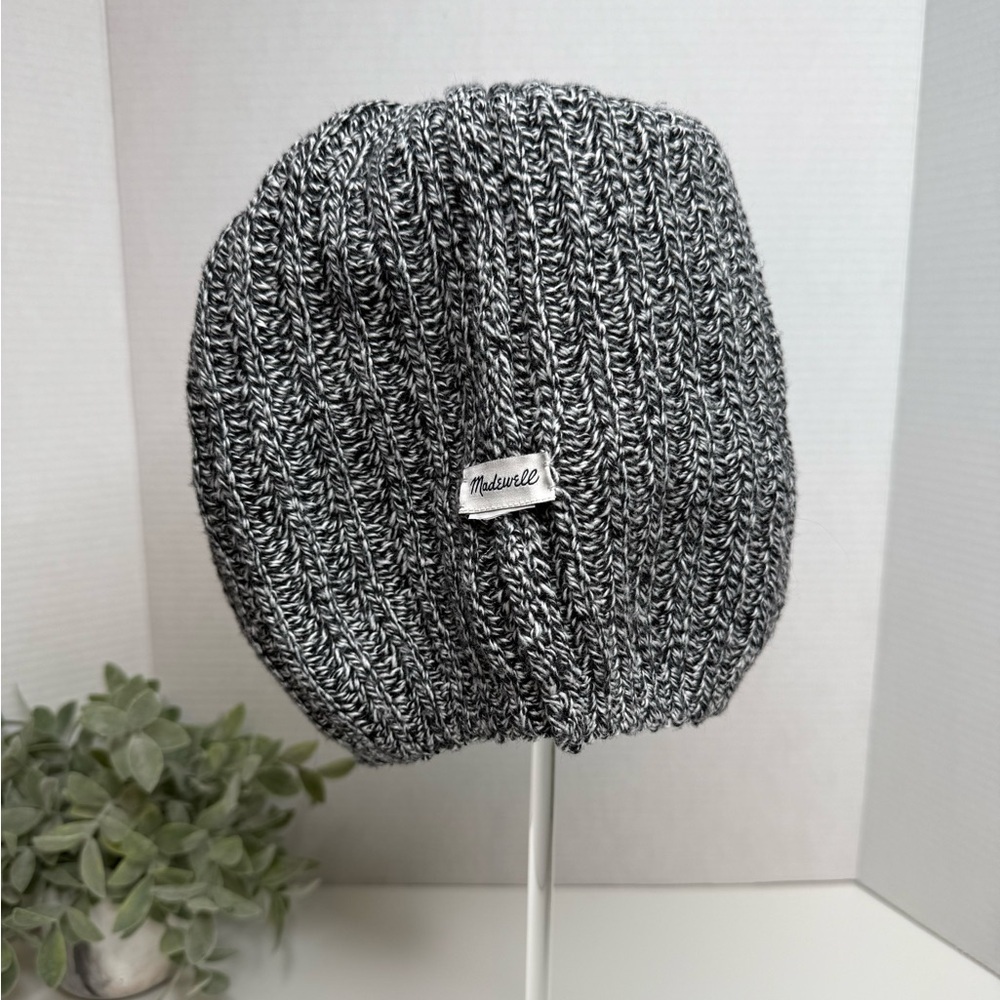 Madewell Marled Knit Slouchy Beanie OSFA Outdoor Cozy Cabincore Streetwear Boho - Picture 11 of 11